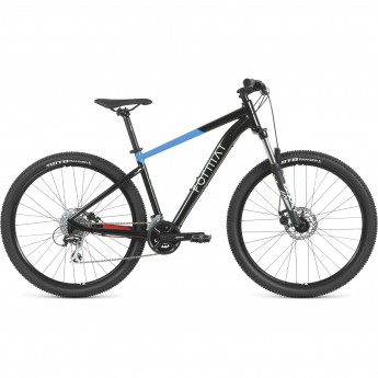 Велосипед FORMAT 1414 29", рама M, черный/синий, 2023 Велосипед FORMAT 1414 29", рама M, черный/синий, 2023